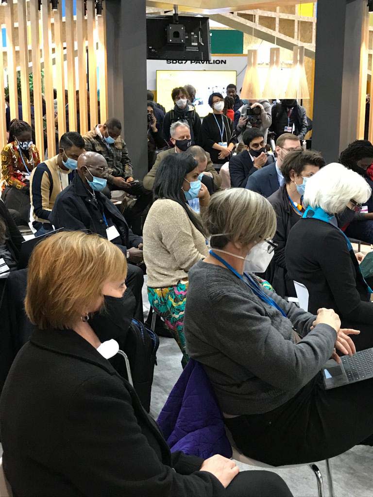 Participants during the session