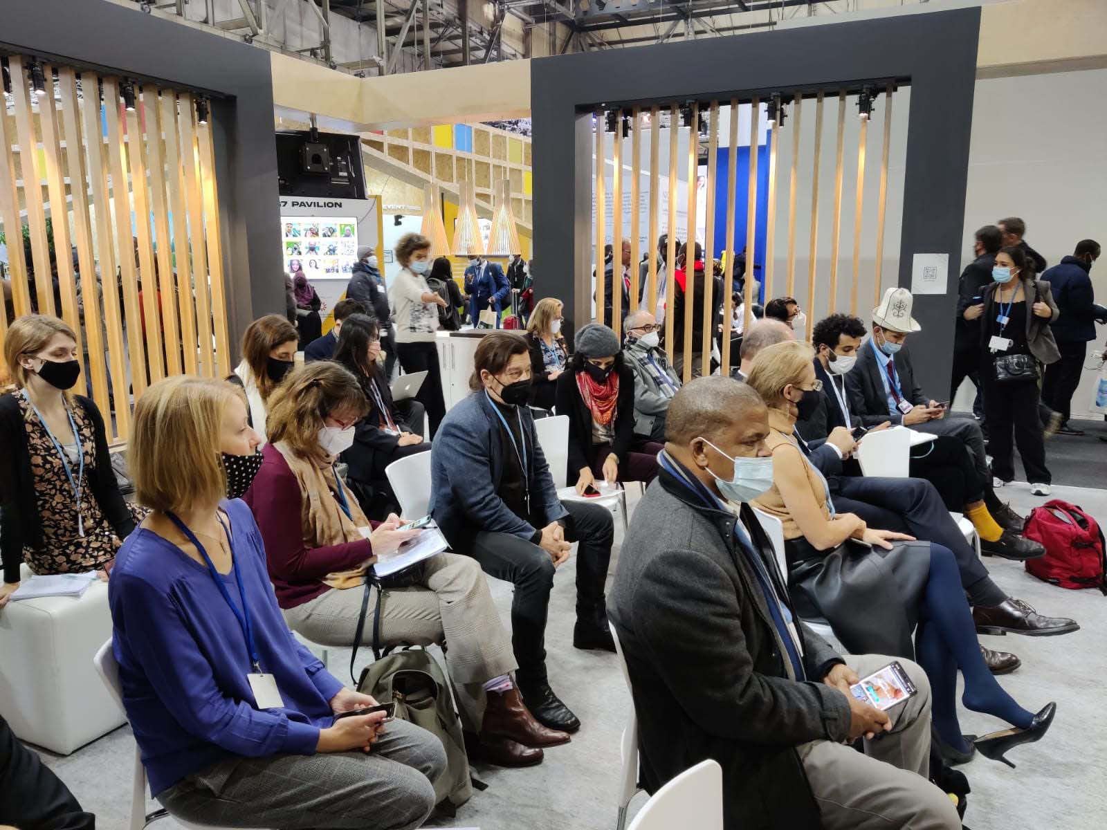 Participants during the session