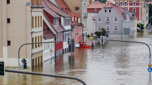 Flood in England