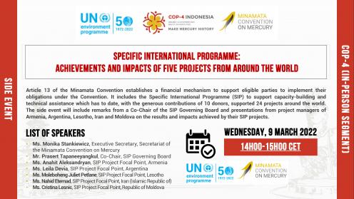 Specific International Programme