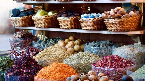 Open market in Dubai