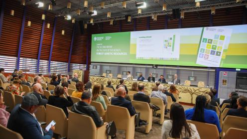 A view of the room during the side event