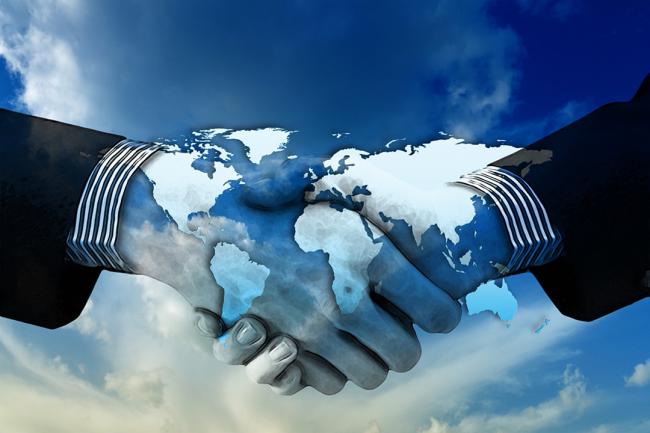 shaking hands