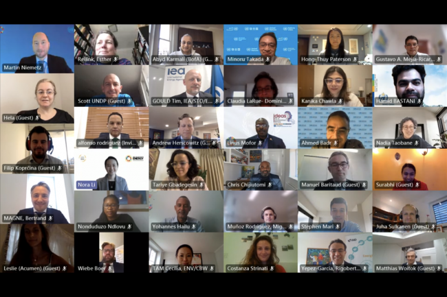 Participants in the Technical Working Group on Finance and Investment paused for a group photo at the end of their first meeting