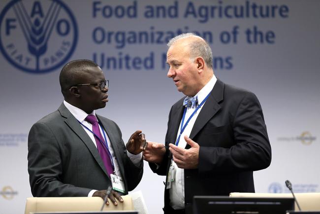 Francis Ogwal and Basile van Havre, Co-Chairs of the Open-ended Working Group on the Post-2020 Global Biodiversity Framework