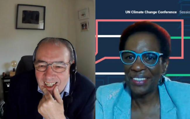 Frank McGovern, Ireland, and Unamay Gordon, Jamaica, Co-Fac periodic review