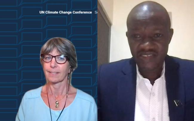 Elizabeth Bush, Canada, and Ladislaus Changa, Tanzania, Co-Fac for research and systematic observation