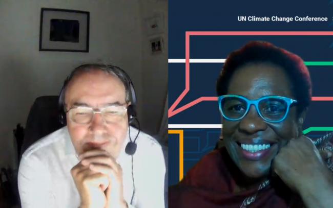 Frank McGovern, Ireland, and Unamay Gordon, Jamaica, Co-Fac periodic review