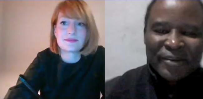 Claudia Keller, Germany, and David Kaluba, Zambia, Co-Fac Adaptation Fund
