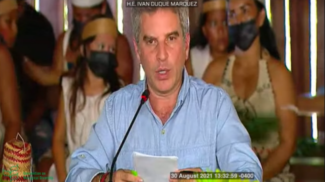 Carlos Correa Escaf, Minister of Environment and Sustainable Development, Colombia