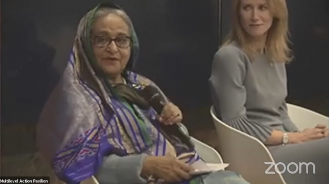 Sheikh Hasina, Prime Minister of Bangladesh_MultilevelActionPavilionCOP26_2Nov2021_photo.png