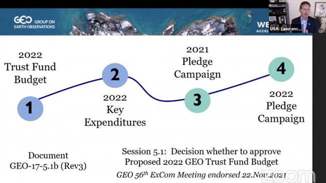 A slide from the presentation by Lawrence Friedl, National Aeronautics and Space Administration