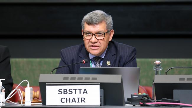 SBSTTA 24 Chair Hesiquio Benítez Díaz