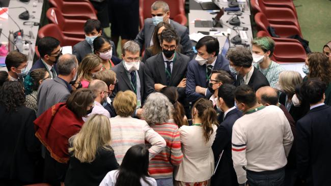 huddle