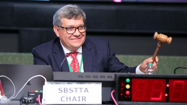 SBSTTA Chair Hesiquio Benítez Díaz