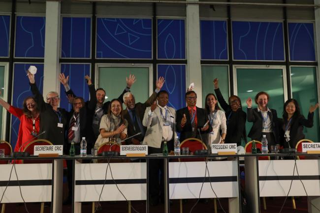 The CRIC celebrates the conclusion of their negotiations