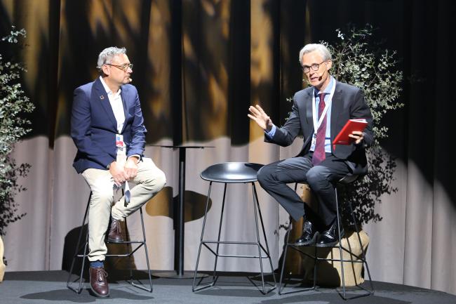 Dominic Waughray, Senior Advisor to the CEO, WBCSD and Máns Nilsson, Executive Director, SEI