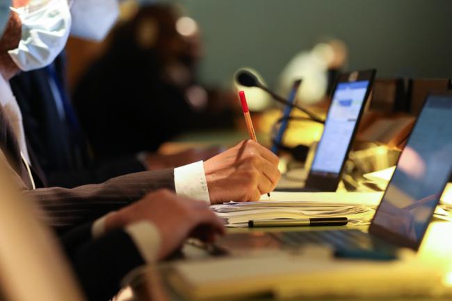 Delegates take note of the statements made