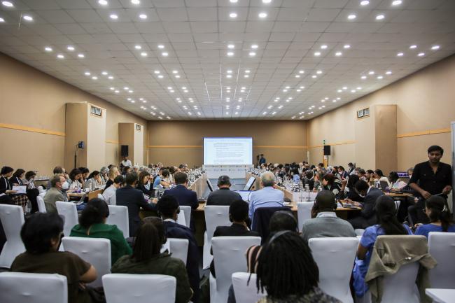 View of the room during the contact group