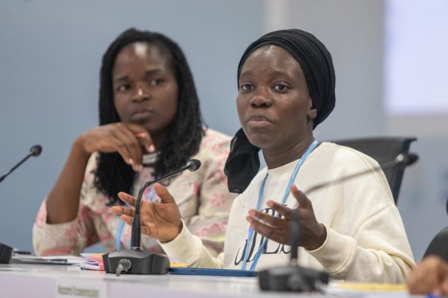 Vivian Atakos and Fatou Jang