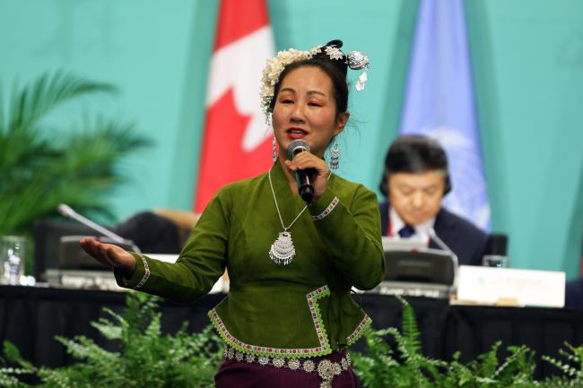 Zhang Yan, Youth representative, Yunnan, China