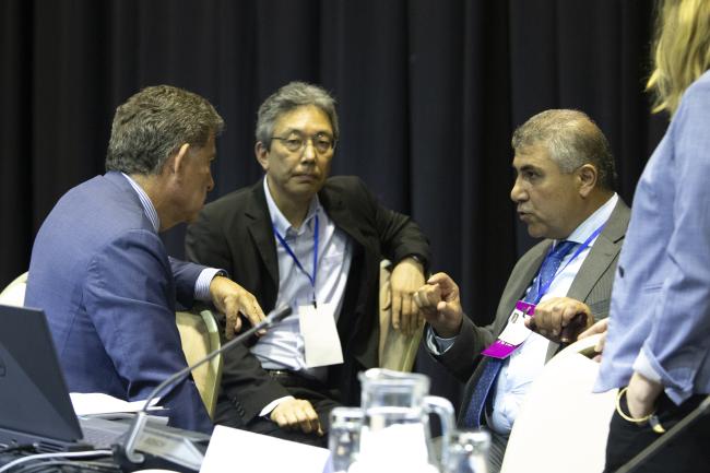 Discussions during plenary