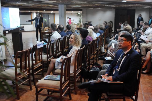 Participants during the side event on Advancing Scientific Knowledge: Learning from Patania II Expedition (Part 1: Sediment Plume)