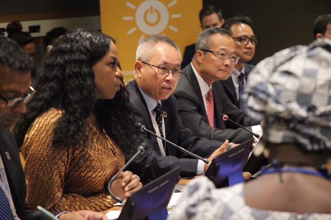 Dais at side event