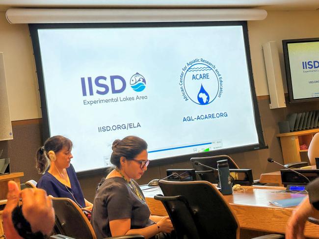 IISD and ACARE logos