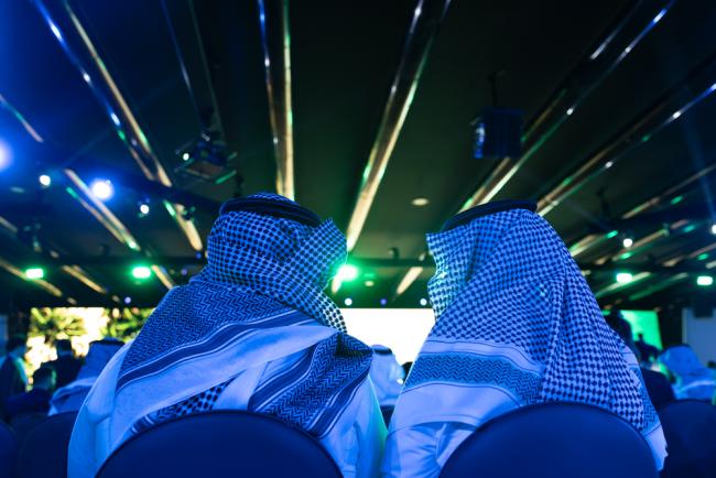 Participants attend a variety of sessions as the second day of the MENA Climate Week continued.