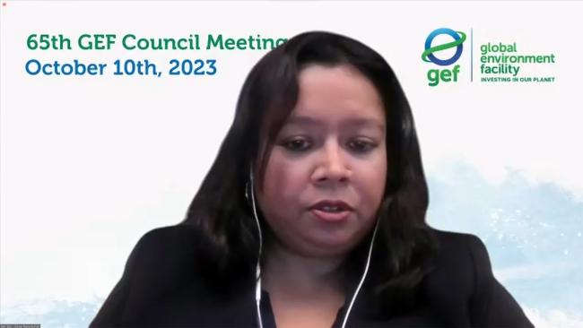 Sonja Teelucksingh, GEF Secretariat