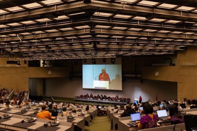 Delegates gather for the first day of the Ad Hoc Open-ended Intersessional Working Group on Article 8(j)