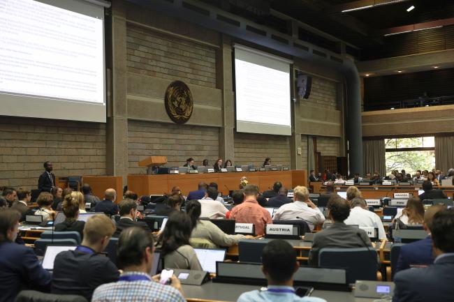 View of the room during contact group 2