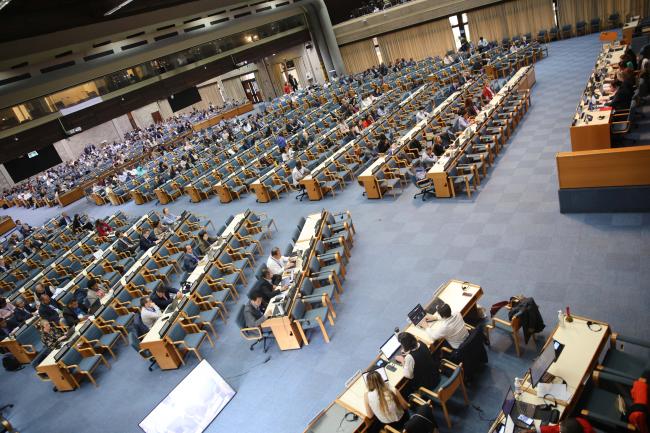 View of the room during the Contact Group 3 