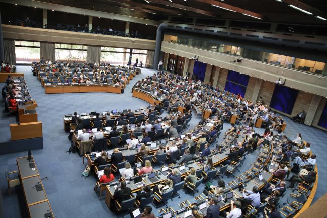 View of the room during the Contact Group 3 