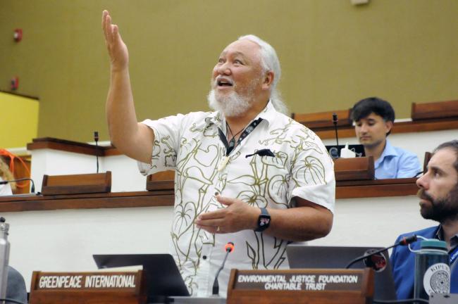 Solomon “Uncle Sol” Kaho‘ohalahala, Greenpeace International