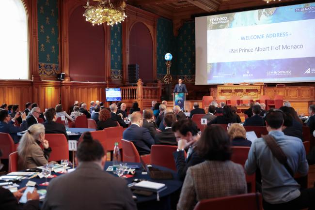 Welcoming address by HS Prince Albert II of Monaco - Monaco 15 - 18Dec2024 - photo