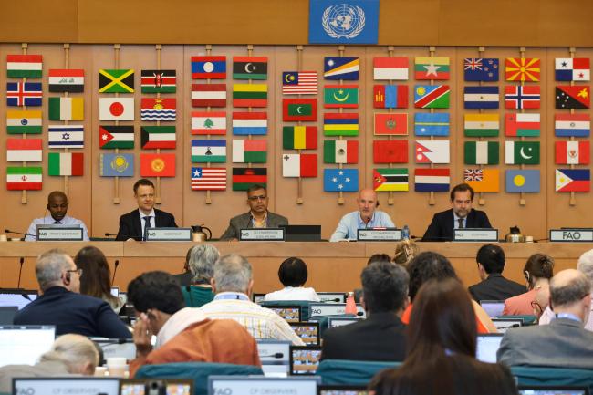 View of the dais 