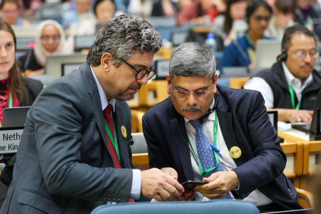 Gustavo De Britto Freire Pacheco, Brazil, with Tanmay Kumar, India