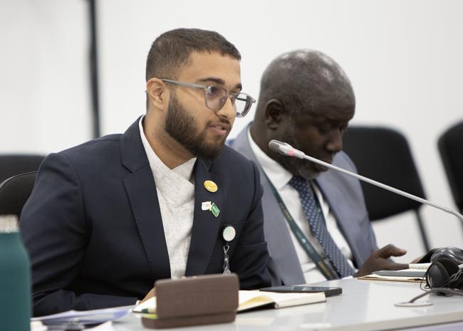 Abdoul Aziz Niame, Regional Coordinator for the Arabian Peninsula Regional Program, International Center for Agricultural Research in the Dry Areas (ICARDA - Rethinking Urban Landscapes - UNEP - UNCCD COP16 - 6 Nov