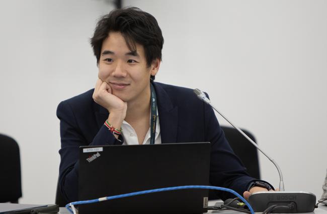 David Dao, co-founder and executive director of GainForest, and - Future Leaders Network - UNCCD - COP16 - 11Dec2024