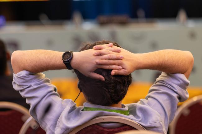 With limited time left to complete negotiations, delegates spend over 12 hours discussing the text throughout the day