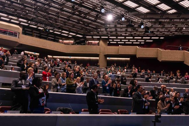 Standing ovation to Rosemarie Gnam, SC78 Chair - CITES_SC78_8feb2025-photo